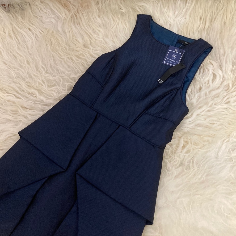 TIBI Simona Crew Neck Mini Dress - Picture 7 of 14